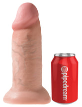 King Cock 10 Inch Chubby Realistic Dong Flesh Realistic Dildos